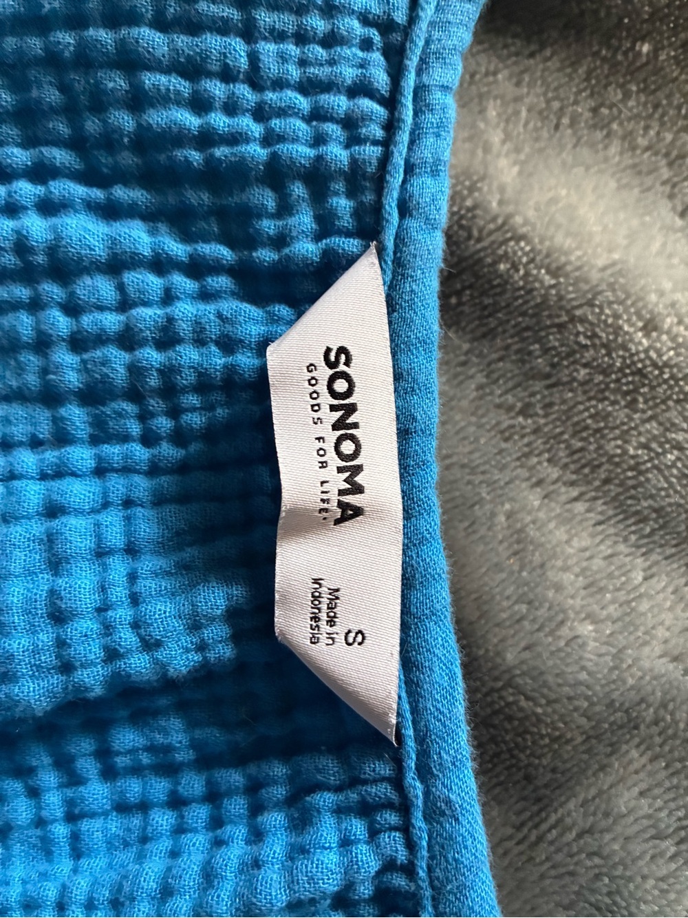 Sonoma Bright Blue V‑Neck Summer Midi Dress with Tie Waist - Picture 4 of 4